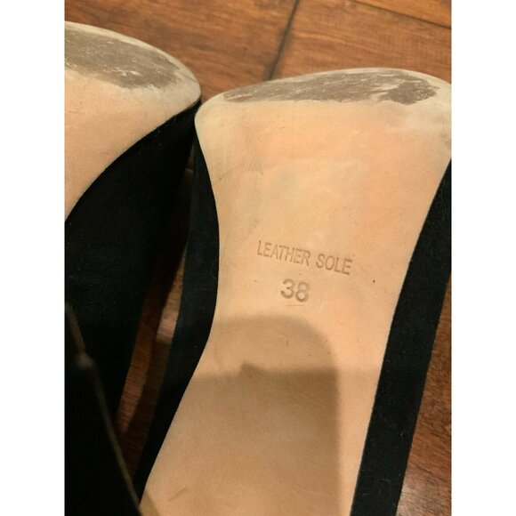 Plenty by Tracy Reese Black Suede Heels, Size 8 (US) 38 (EUR) - Picture 8 of 9